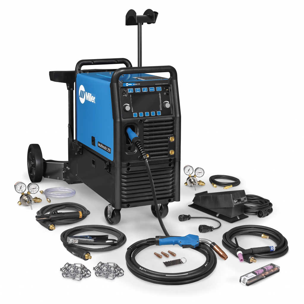 Millermatic 255 on Cart 951766.jpg Multimatic 255 on Dual Cart TIG Package 951768.jpg